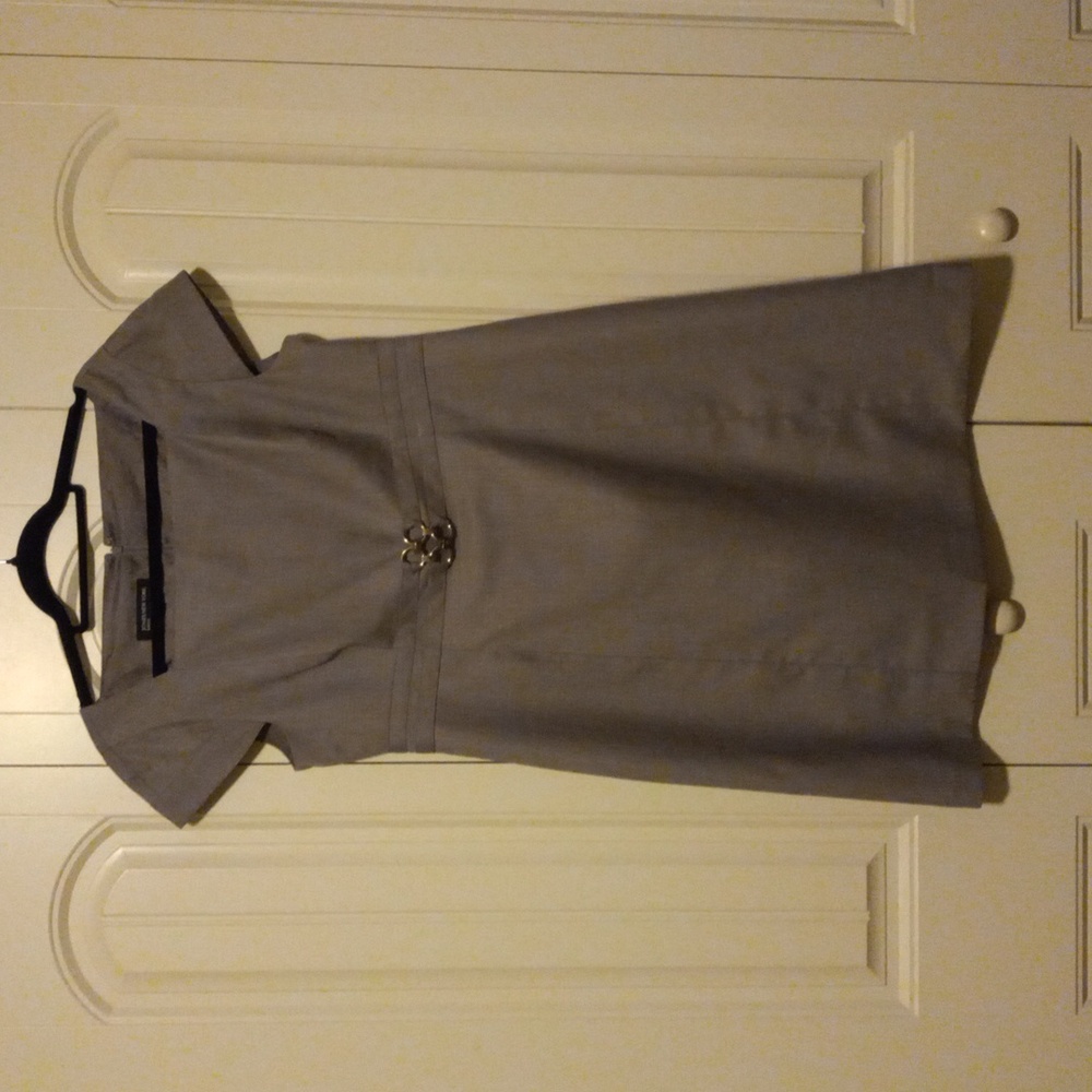 Women's Gray JONES NEW YORK Dress Plus Size 14